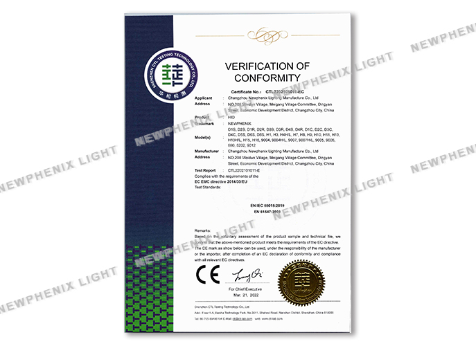 CE of LED